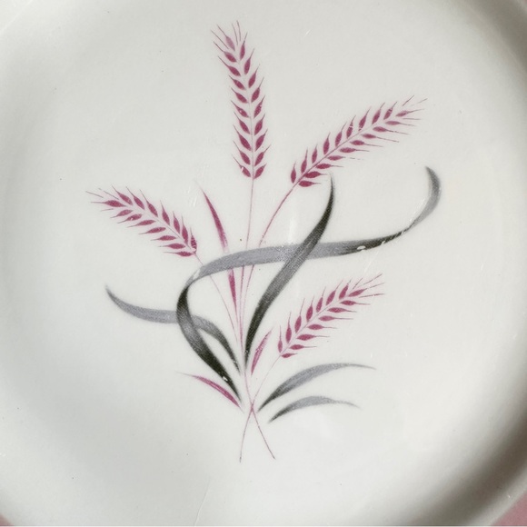 Homer Laughlin 50s Vintage Pink Radiance Wheat 6 pieces, 2 x Soup Salad … - Picture 4 of 5